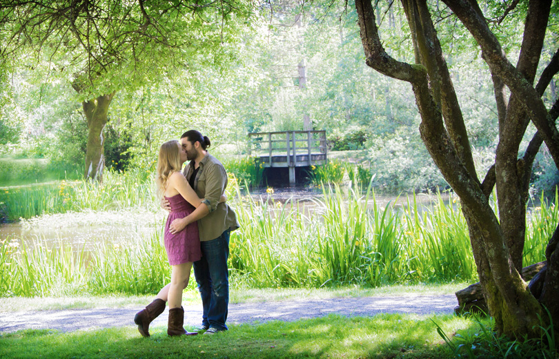 stacey and matt engagement in campbell valley park